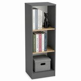 MID.YOU REGAL 38/114/30 cm antracit, medeni hrast | Shoptok.si