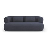 Micadoni Temno modra sedežna garnitura iz tkanine bouclé 178 cm Jenny – | Shoptok.si