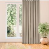  Curtain CARMENA color beige style classic transparent wave tape 7 cm braid 220x245 HOMEDE | shoptok.hr