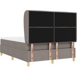  Krevet s opruga kutije Sivo-smeđa 200 x 160 cm tkanina | shoptok.hr