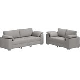SOFA 2 pcs Oblačnosiva 219 x 80 x 82 cm tkanina | Eponuda.com
