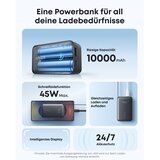 Anker Nano Powerbank 45W 10.000mAh crna, 1x USB-C izlaz, 1x USB-A izlaz s USB-C ugrađenim povlačnim kabelom | shoptok.hr