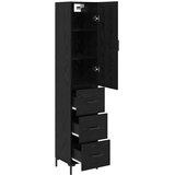  Highboard Crni hrast 34,5 x 34 x 180 cm Konstruirano drvo | shoptok.hr