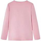  Dječja majica dugih rukava svjetloružičasta 116 | shoptok.hr