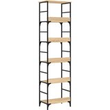  Polica za knjige Sonoma hrast 50x33x188,5 cm Konstruirano drvo | shoptok.hr
