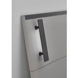 XXXL Futonska Postelja Tilburg, Siva, 180x200 | Shoptok.si