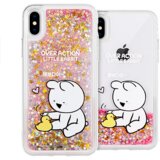 Onasi silikonski ovitek teddy z roza bleščicami za samsung galaxy S9 G960 - prozoren | Shoptok.si