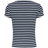 Tommy Jeans Majica 'ESSENTIAL' temno modra / bela | Shoptok.si
