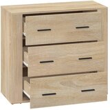  Komoda boja hrasta sonome 80 x 33 x 70 cm od konstruiranog drva | shoptok.hr