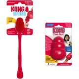 Kong Varčni komplet: Classic + krtača za čiščenje - Classic M (8,5 cm) + krtača za čiščenje S-XXL Cene