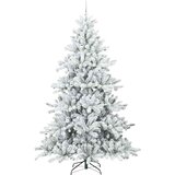  Umjetno božićno drvce s nogom Bijelo 240 cm PVC i čelik | shoptok.hr