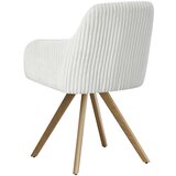 MID.YOU NASLANJAČ, les, kovina, tekstil bež | Shoptok.si