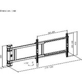 Jolly Line MWM-3280, motorizirani zidni nosač TV 32"-80", 30 kg, rotacija 170° | shoptok.hr