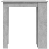vidaXL Barska miza s policami betonsko siva 102x50x103,5 cm | Shoptok.si