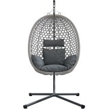  Viseća jaja stolica antracit i siva 104 x 100 x 191 cm | shoptok.hr