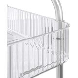 Kolica za pohranu 2 nivoa prozirna 37x28x43,5 cm akril | Eponuda.ba