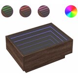  Stolić za kavu LED boja hrasta 70x50x30 cm konstruirano drvo | Eponuda.ba