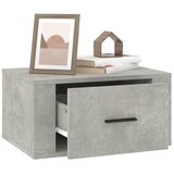 Zidni noćni ormarić siva boja betona 50x36x25 cm | shoptok.hr