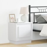 vidaXL Nočne omarice Komplet 2 Bela Inženirski les 44 x 34,5 x 45 cm Cene