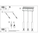 Nice Lamps Krem viseća svjetiljka Castro – | shoptok.hr