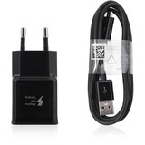 Samsung polnilec za telefone EP-TA20EBE s kablom microusb, originalni, črn, 2A Cene