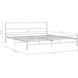 Okvir za krevet bijeli metalni 160 x 200 cm | Eponuda.ba