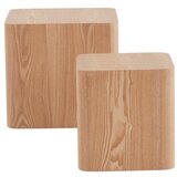 Jotex Pomoćni stolići u setu 2 kom u dekoru jasena 40x40 cm Cubo – | shoptok.hr
