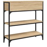  Konzolni stol boja hrasta sonome 72,5x25x75cm konstruirano drvo | shoptok.hr