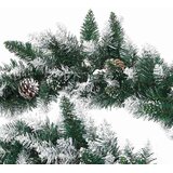  Božićna girlanda s LED svjetlima zelena 2,7 m PVC | Eponuda.ba