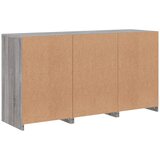  Komoda s LED svjetlima boja sivog hrasta 123x37x67 cm | Eponuda.com
