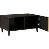 vidaXL Kava Stol Crna i zlatna 80 x 50 x 40 cm | shoptok.hr