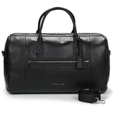 TH BUSINESS LEATHER DUFFLE Crna