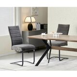 MID.YOU Set Nihajnih Stolov Leni, Antracit, 2 Kos | Shoptok.si