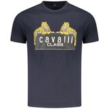 Cavalli Class Muška Majica Kratkih Rukava Plava | shoptok.hr