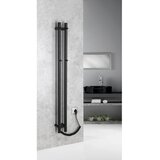 Sapho električni sušač peškira papinado 40W 120x11 cm mat crna | Eponuda.com