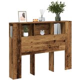 vidaXL Vzglavna omarica starinski les 140x18,5x102,5 cm inženirski les | Shoptok.si