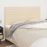  Uzglavlja 4 kom krem 80x5x78/88 cm od tkanine Cijene