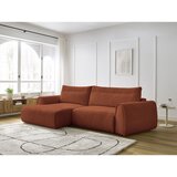 Bobochic Paris oranžna kotna sedežna garnitura aden | Shoptok.si