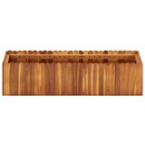 vidaXL vrtna posuda za sadnju od masivnog bagremovog drva 100x30x25 cm | shoptok.hr