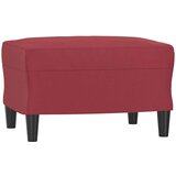  Fotelj s stolčkom za noge vinsko rdeč 60 cm umetno us | Shoptok.si