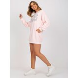 ex moda Sweatshirt-EM-BL-U719.82P-light pink | Shoptok.si