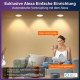 DUSKTEC 12x 91mm RGB pametni LED vgradni reflektor - 7 W | Shoptok.si