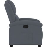vidaXL Naslanjač temno siv žamet | Shoptok.si