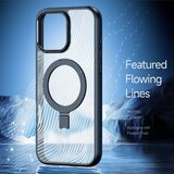 Dux ducis Aimo Mag ovitek z MagSafe in stojalom za iPhone 16 Pro Max – črn | Shoptok.si