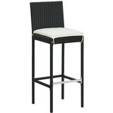  7-dijelni vrtni barski set s jastucima crni | shoptok.hr