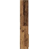  Visoka komoda boja staro drvo 92x33x180 cm konstruirano drvo | shoptok.hr