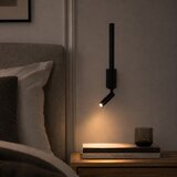 Brilagi LED zidno spot svetlo VIXON LED/3W/230V + LED/5W crna CRI 90 | Eponuda.com