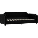  Dnevni krevet crni 80 x 200 cm od tkanine | shoptok.hr