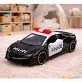  automobil Sportski automobil s motoriziranim metalnim povlačenjem Crni 1:43 Slike