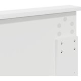  Uzglavlje s uzglavljem Sjajno bijelo 160 cm Konstruirano drvo | shoptok.hr
